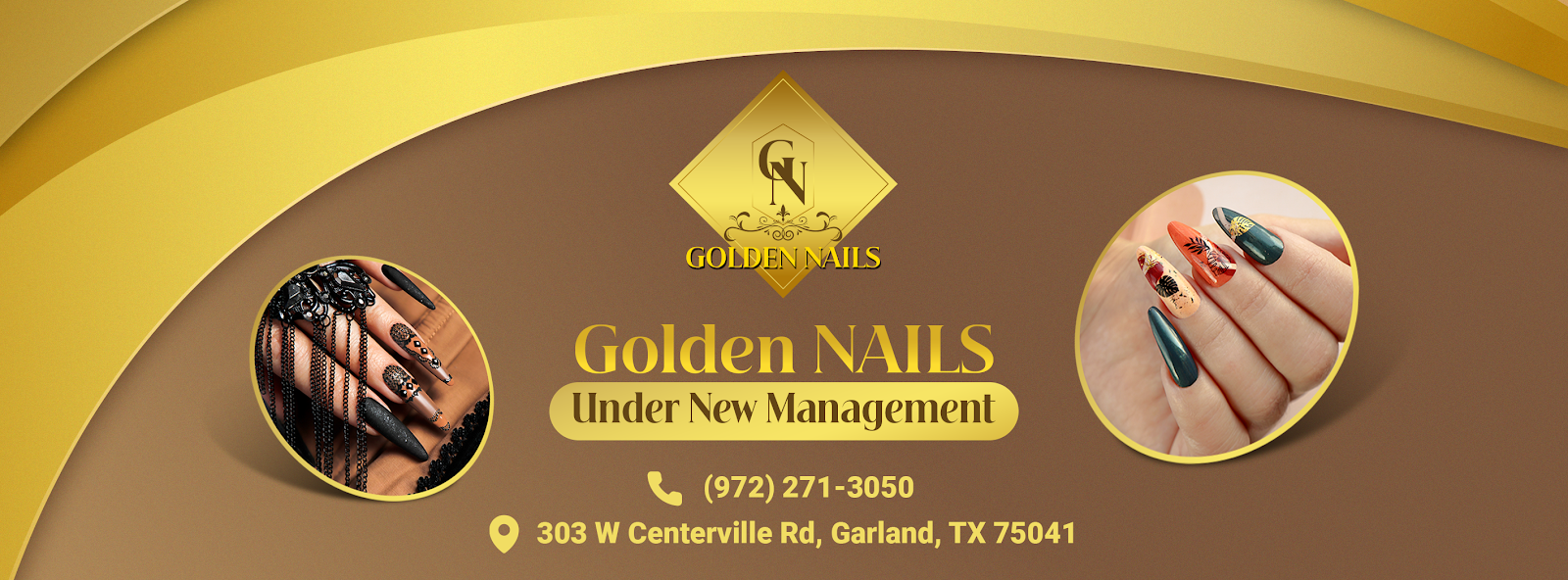 Golden Nails ( 𝗨𝗡𝗗𝗘𝗥 𝗡𝗘𝗪 𝗠𝗔𝗡𝗔𝗚𝗘𝗠𝗘𝗡𝗧 ) logo
